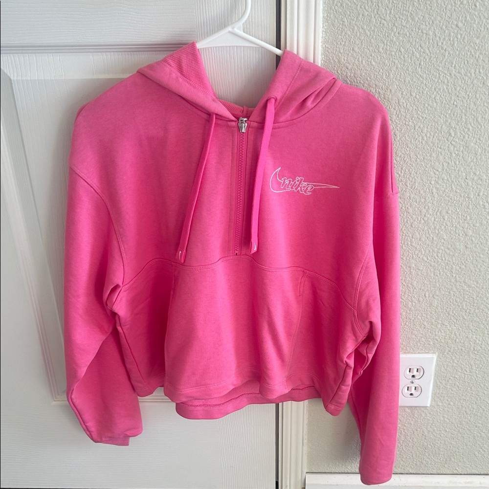 Nike Women's Bright Pink Pullover Sweater